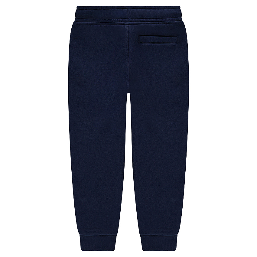 Παντελόνι φόρμας από φανέλα με τυπωμένη φράση 