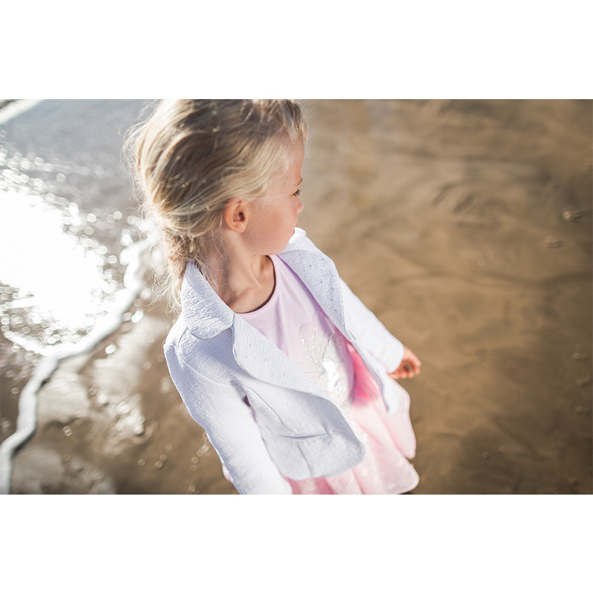 Μπλέιζερ ζακάρ με σατινέ επένδυση 