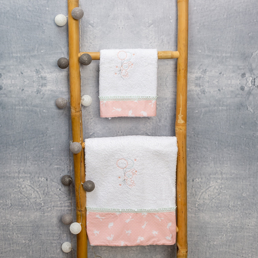  Σετ πετσέτες 2 τμχ fairytale ροζ  