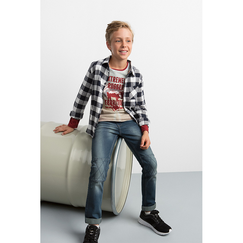 Παιδικά - Μακρυμάνικο καρό πουκάμισο 