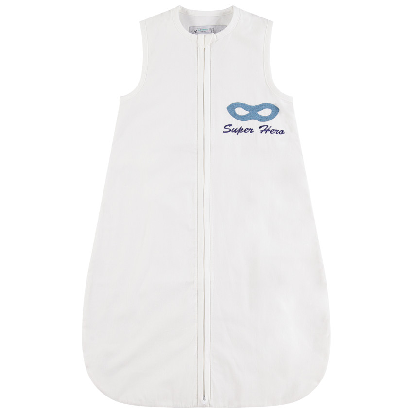 Αμάνικος μονόχρωμος υπνόσακος με κεντημένη μάσκα 