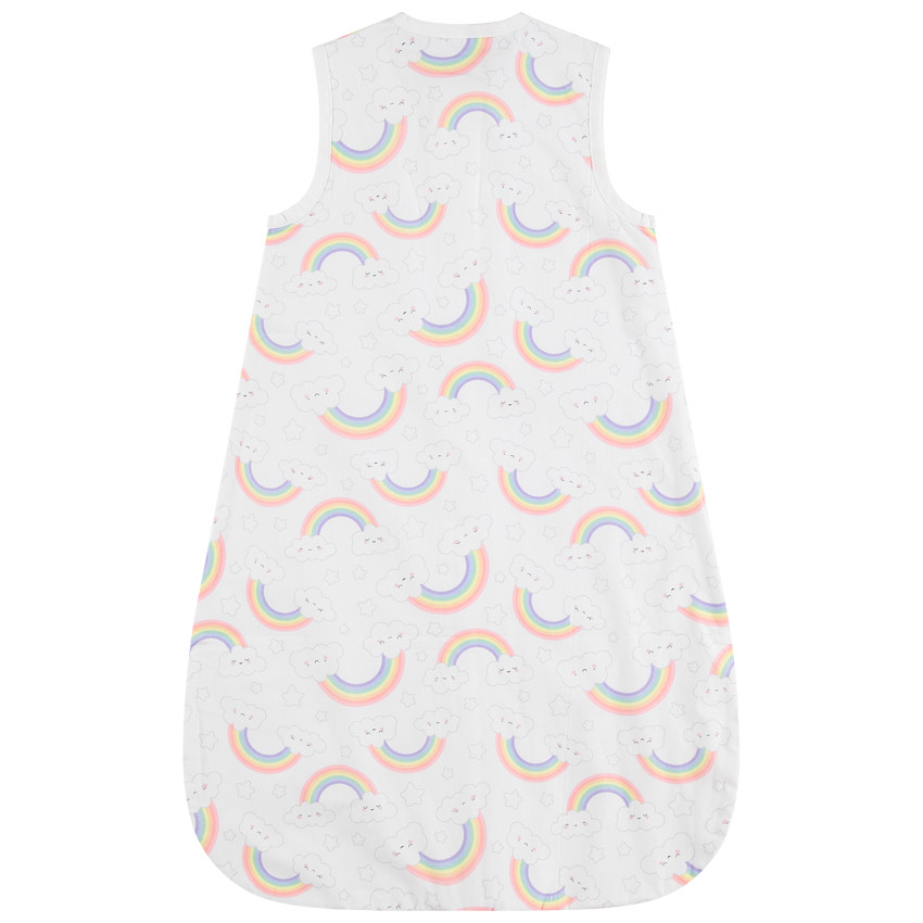 Αμάνικος μονόχρωμος υπνόσακος με ουράνια τόξα 