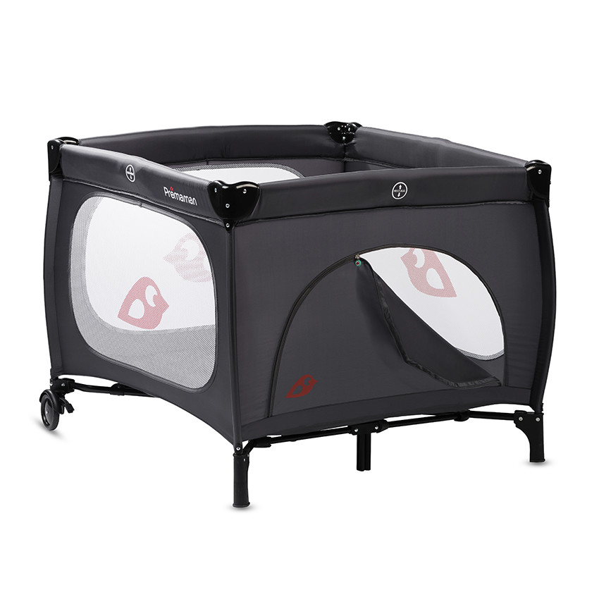 Πάρκο τετράγωνο μεταλλικό ανθρακί 