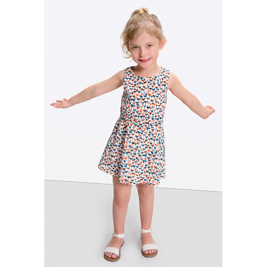 Φόρεμα κρεπ με φλοράλ μοτίβο 