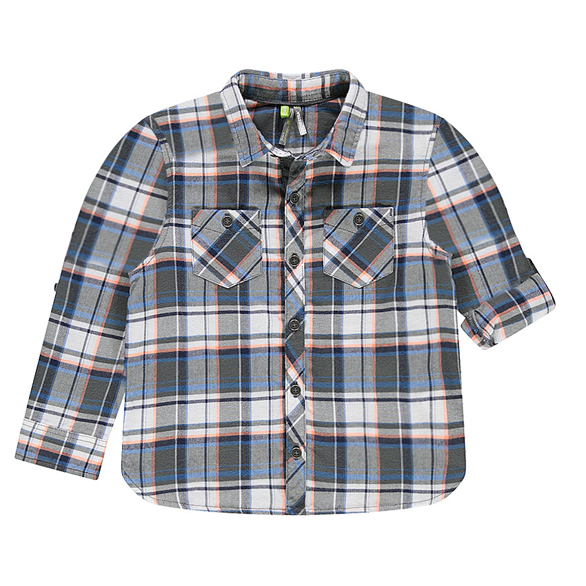 Μακρυμάνικο καρό πουκάμισο με τσέπες 