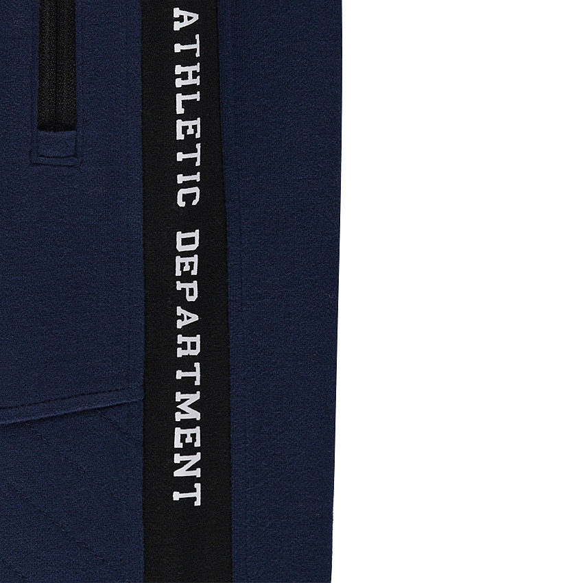 Παιδικά - Παντελόνι φόρμας με τυπωμένες λωρίδες και τσέπες με φερμουάρ 