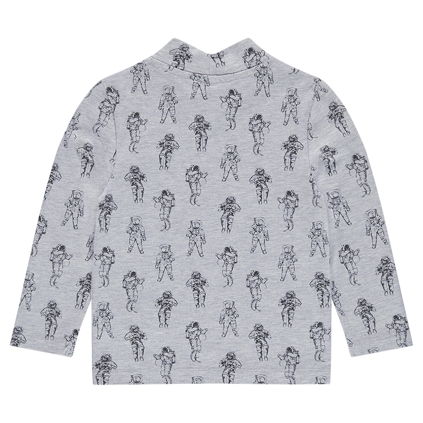 Ζέρσεϊ εμπριμέ ζιβάγκο με διάσπαρτους αστροναύτες 