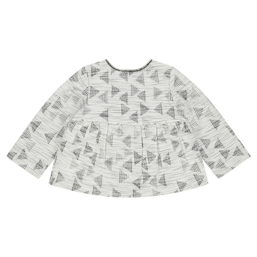 Ζακάρ ζακέτα με εμπριμέ γεωμετρικό σχέδιο 