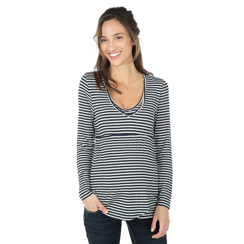 Εμπριμέ τουνίκ εγκυμοσύνης και θηλασμού 