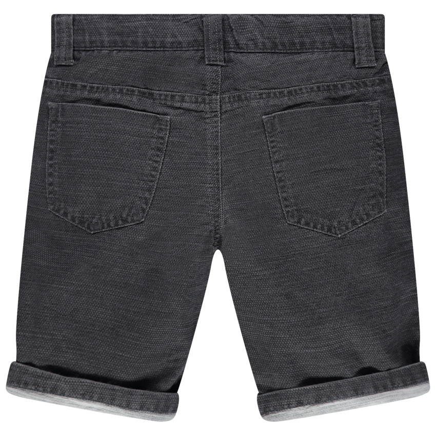 Βερμούδα overdyed με τρέσες στα πλαινά 