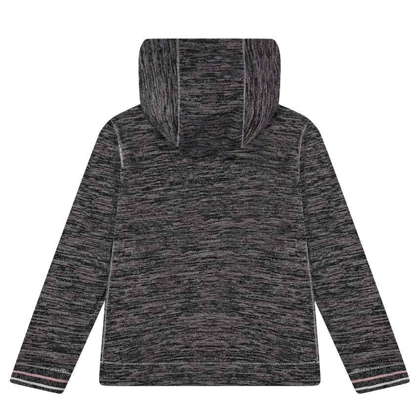 Παιιδκά - Λεπτό πλεκτό φούτερ με κουκούλα και τυπωμένα κείμενα 