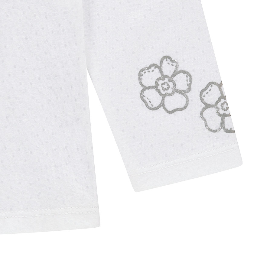 Μακρυμάνικη μπλούζα ζέρσεϊ ντεβορέ με τυπωμένα λουλούδια 