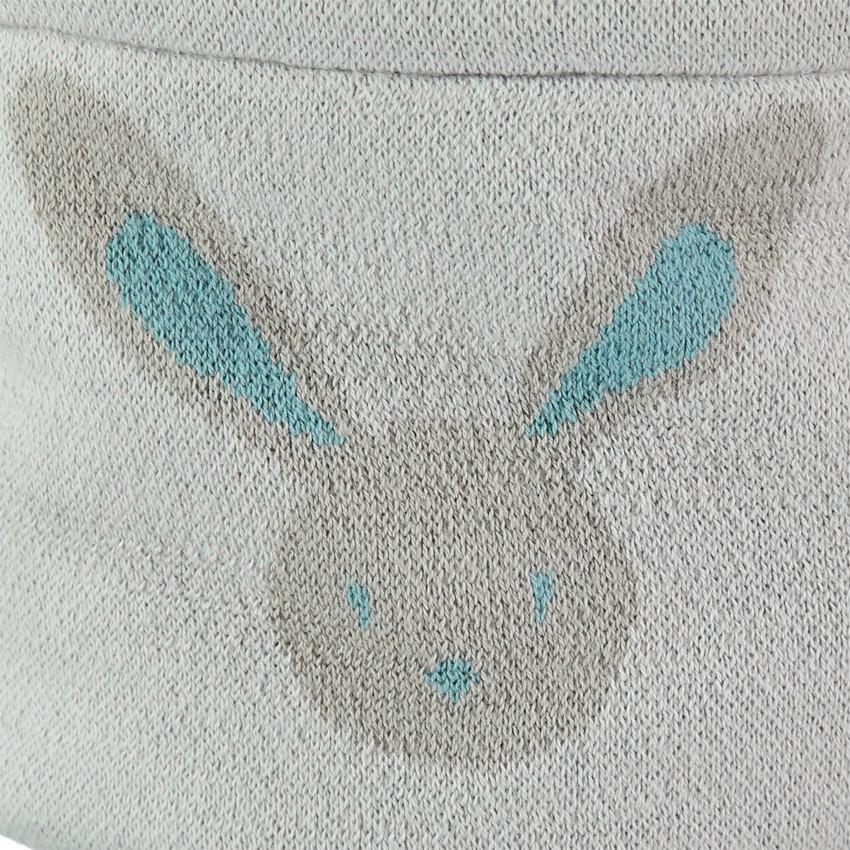 Καλάθι αποθήκευσης από πλεκτό με σχέδιο κουνελιού 