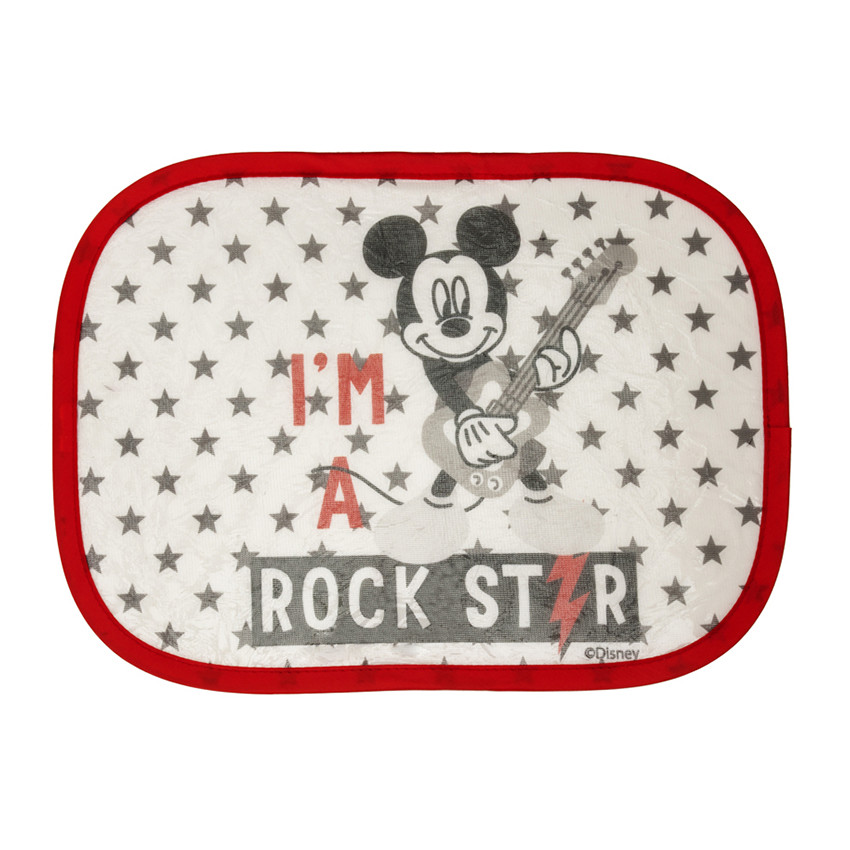 Ηλιοπροστασία αυτοκινήτου x2 Mickey κόκκινο 