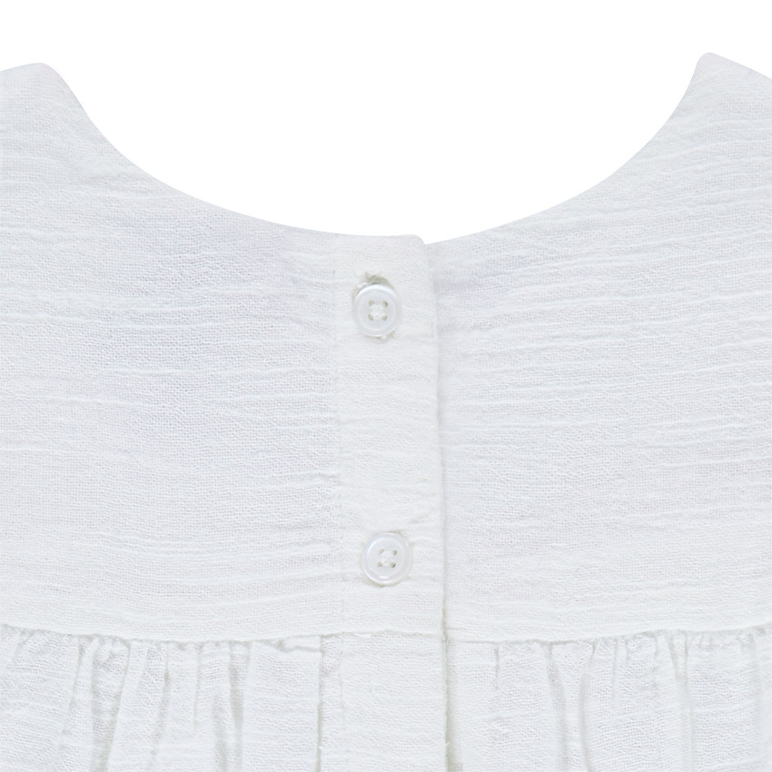 Βαμβακερή τουνίκ με φλοράλ κεντήματα 