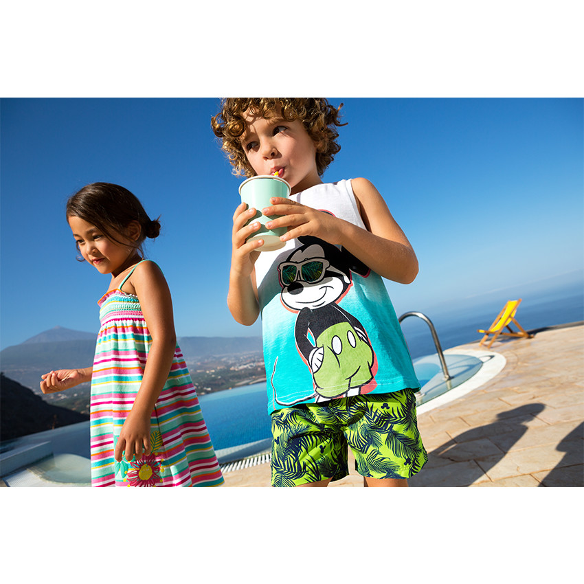 Μαγιό-σορτσάκι της Disney σε χαβανέζικο στιλ με τον Μίκυ 