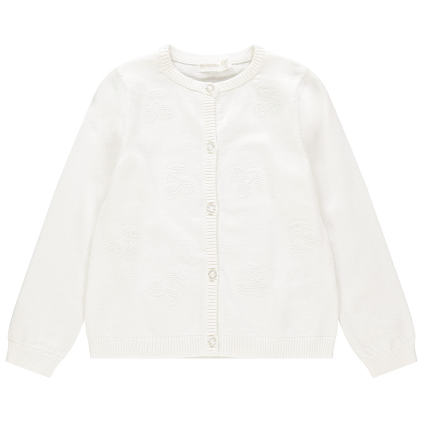 Gilet en tricot à cerises en sequins 