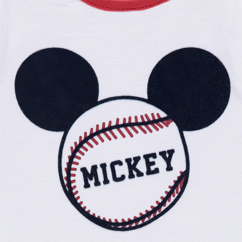 Σύνολο με μακρυμάνικη μπλούζα διπλής όψης Mickey και βελούδινο παντελόνι 