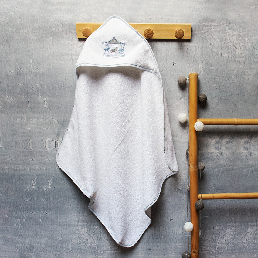  Κάπα-μπουρνούζι carοusel μπλε  