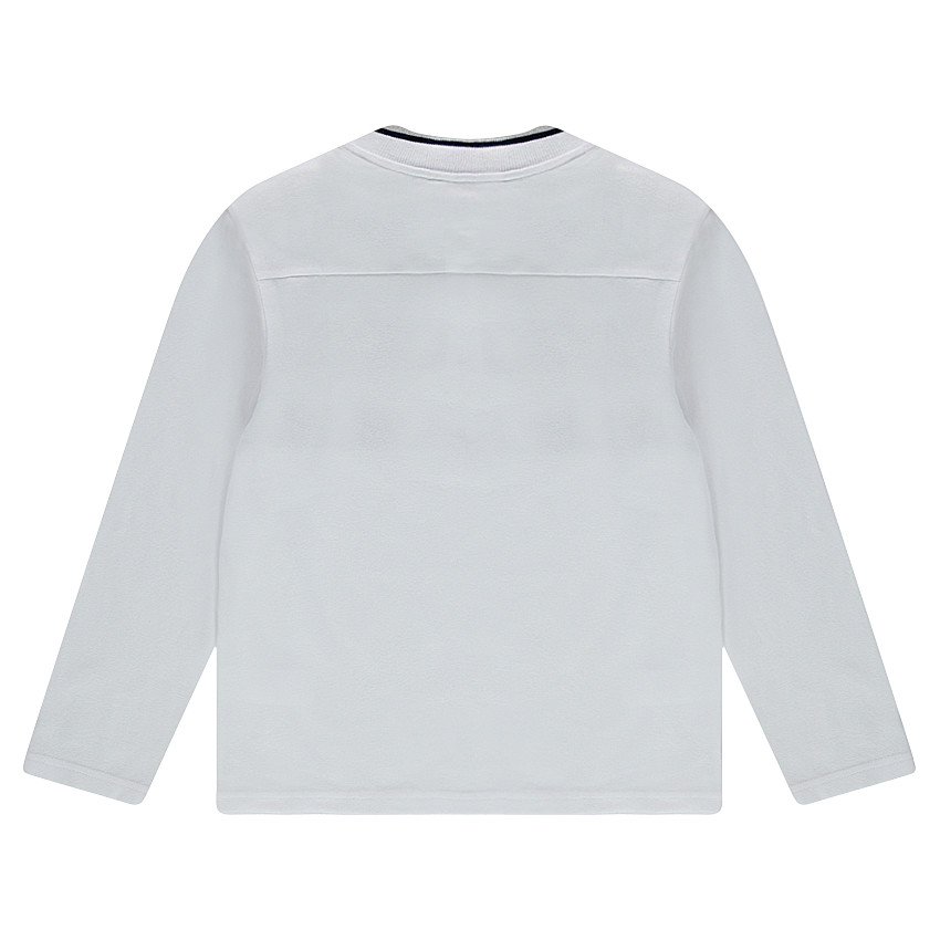 Παιδιά - Μακρυμάνικο πόλο από ζέρσεϊ με κολεγιακό γιακά 