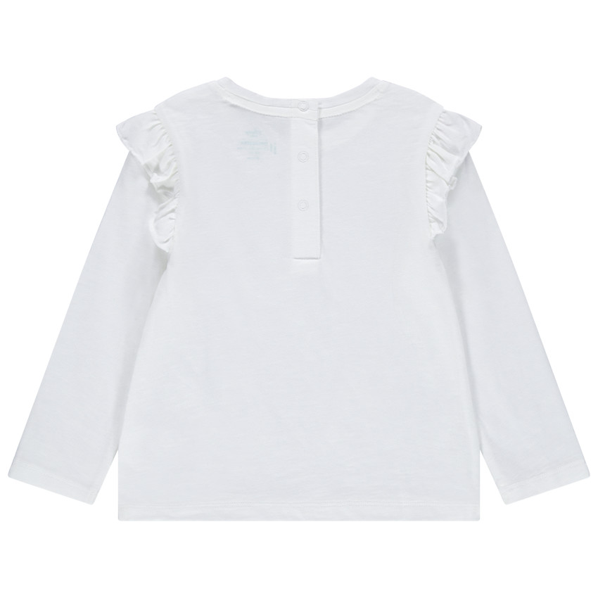 T-shirt manches longues en coton bio et print Marie Aristochats Disney 