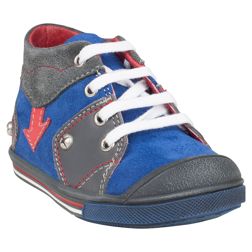 Δερμάτινα σουέτ μποτάκια με φάσες που κάνουν αντίθεση 