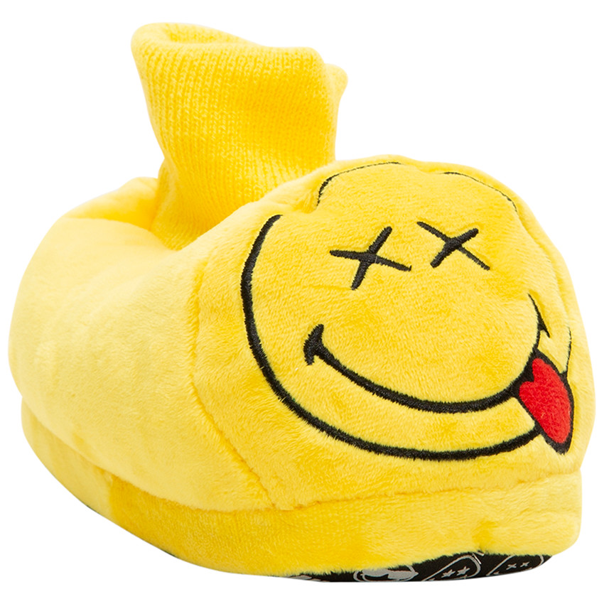 Παντοφλάκια σε σχήμα Smiley με κεντημένες λεπτομέρειες, σε νούμερα από 24 έως 27 