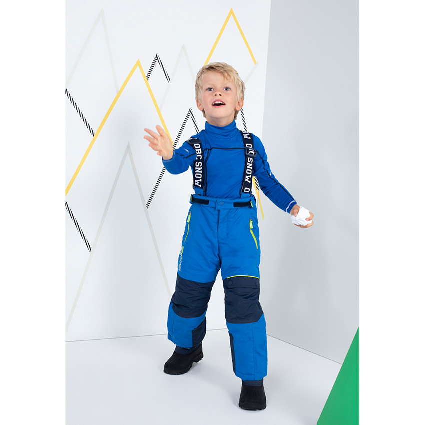 Τεχνικό ζιβάγκο του σκι από πολυεστέρα με τυπωμένα γράμματα 