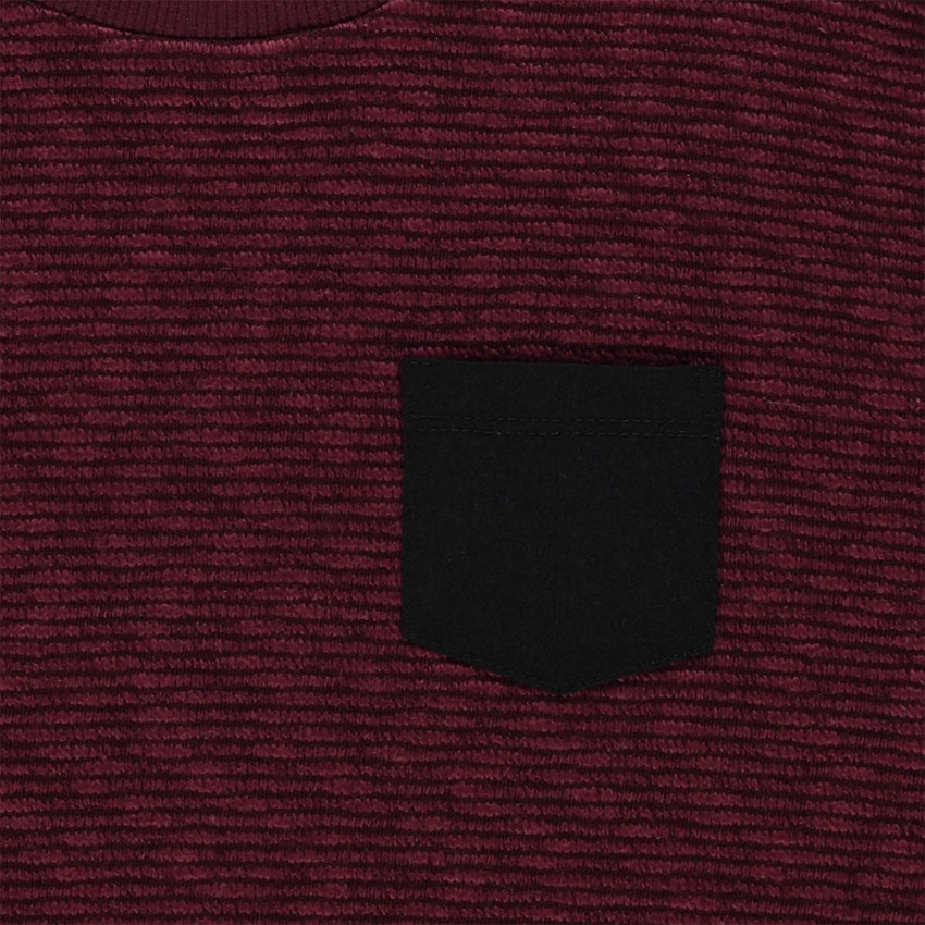 Παιδικά - Κοντό πουλόβερ με φαντεζί πλέξη 