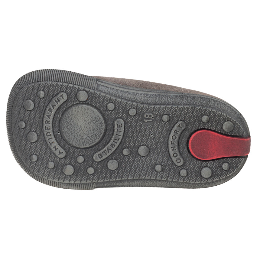   Bottillons en cuir à lacets avec dinosaure contrasté  