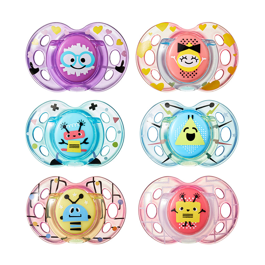 Πιπίλες σιλικόνης FUN 6-18 μηνών 