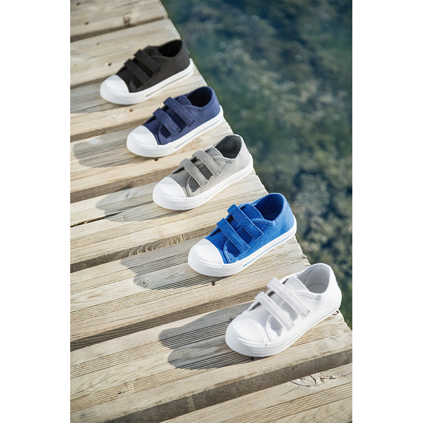 Χαμηλά υφασμάτινα αθλητικά παπουτσάκια με velcro σε νούμερο 24 έως 27 