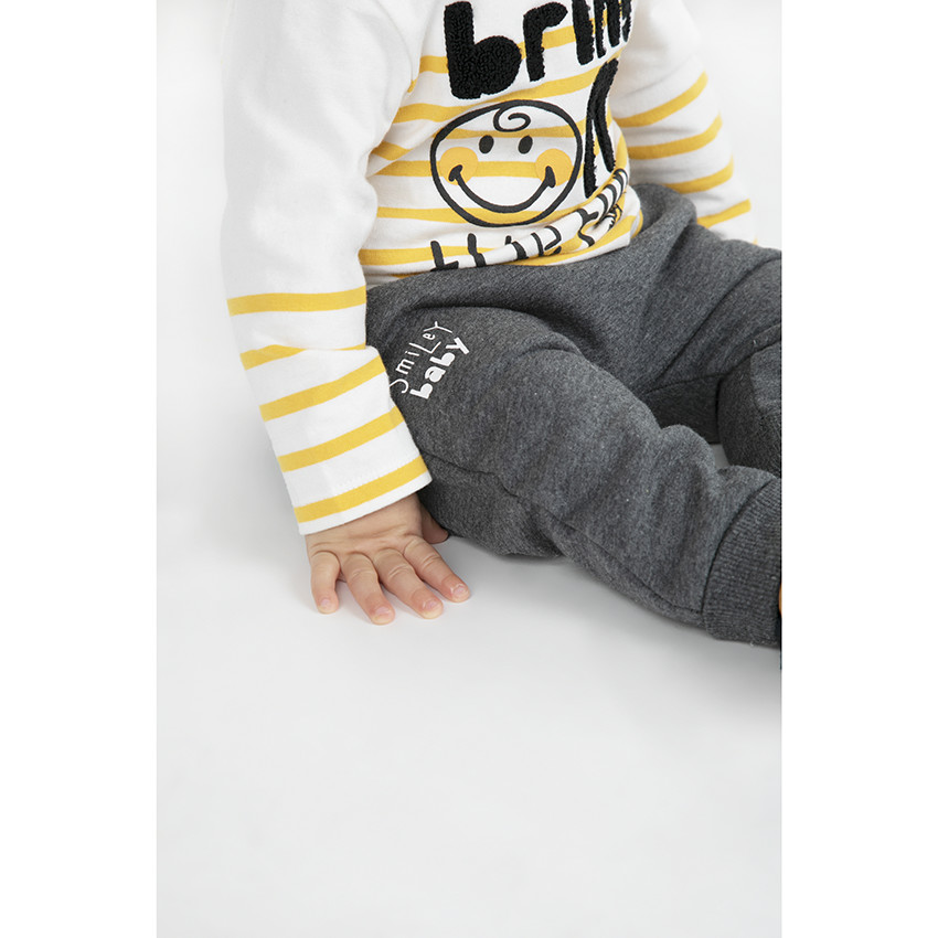 Μαρινιέρα με στάμπα ©Smiley και μπουκλέ γράμματα 