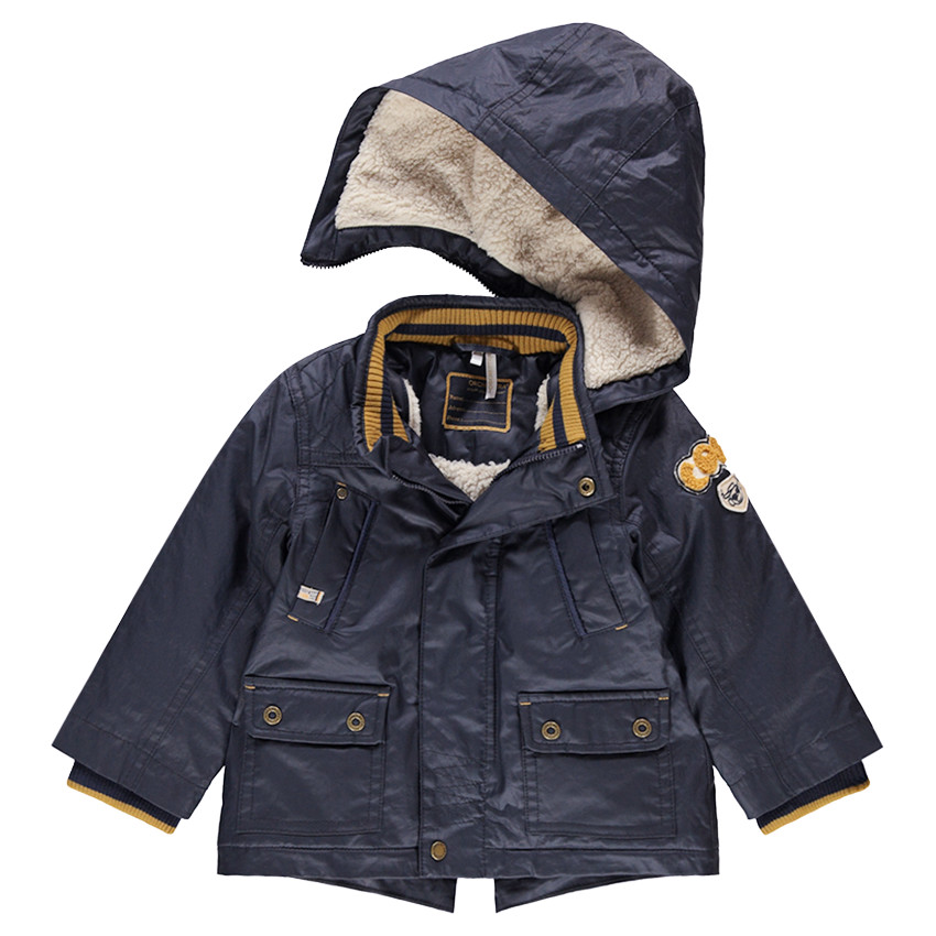 Παρκά με επένδυση από sherpa και τσέπες 