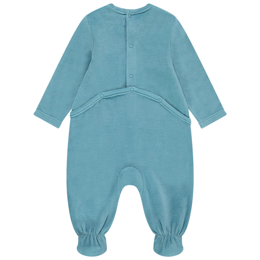 Φορμάκι βελουτέ μπλέ με τυπωμένο μήνυμα  