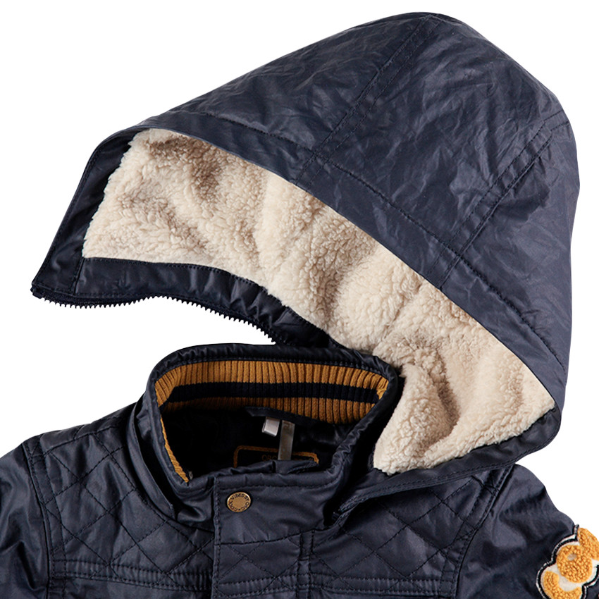 Παρκά με επένδυση από sherpa και τσέπες 