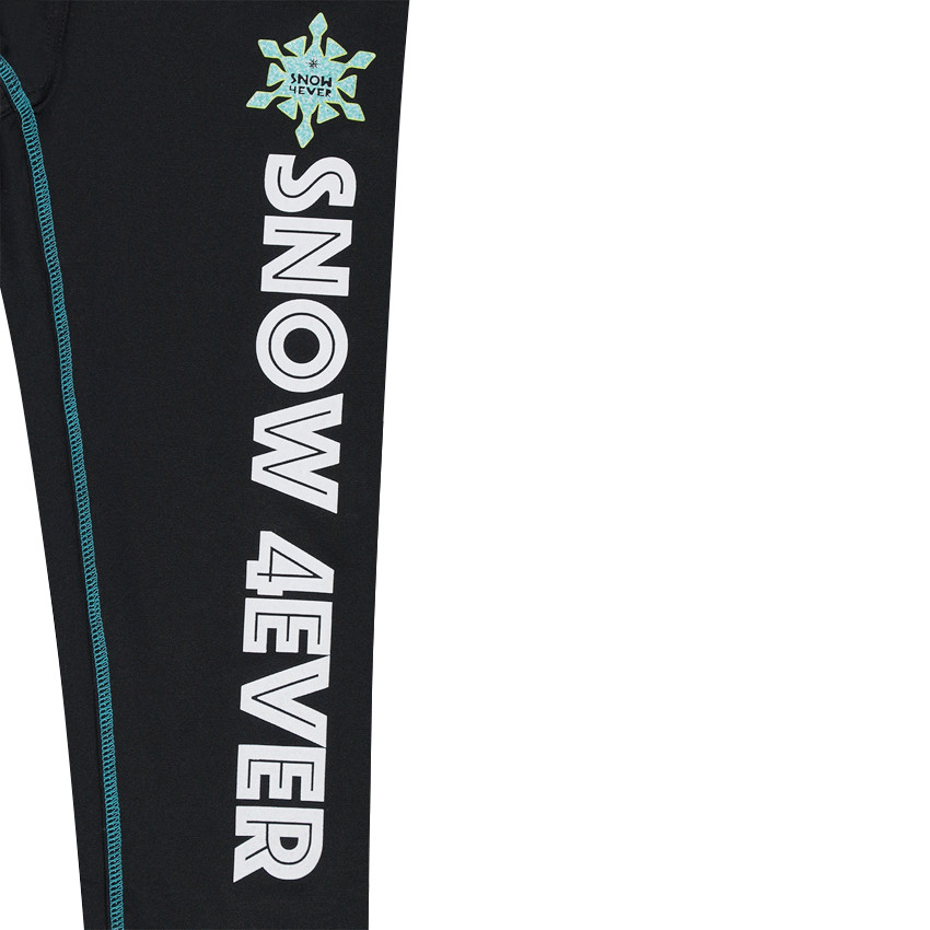 Παιδικά - Κολάν του σκι με τυπωμένο κείμενο και ζεστή επένδυση 