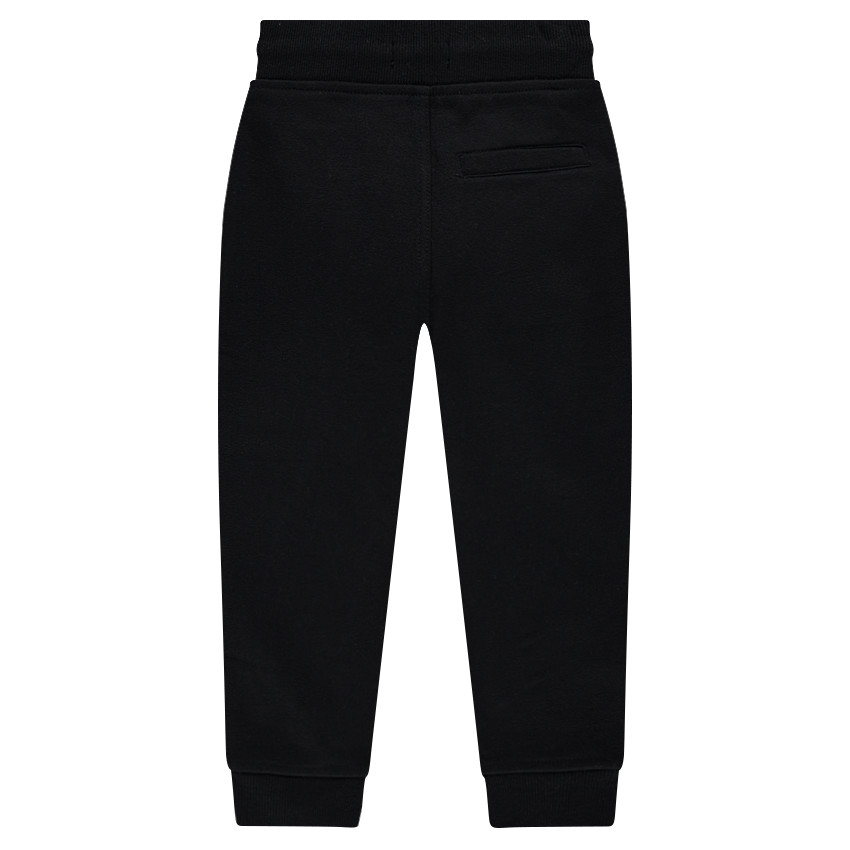 Παντελόνι φόρμας από μελανζέ φανέλα με στάμπα το λογότυπο 