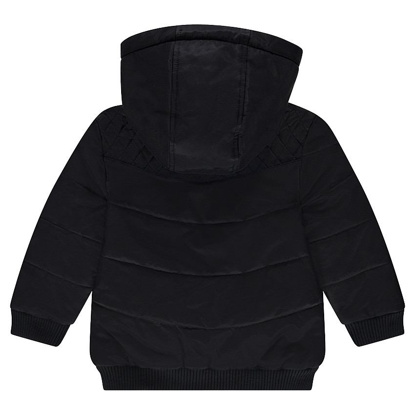 Καπιτονέ μπουφάν με αφαιρούμενη κουκούλα και φλις επένδυση 