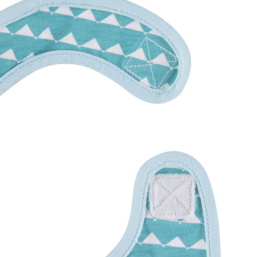 Σετ με 2 σαλιάρες ζέρσεϊ μία με σχέδιο/μία με στάμπα κροκόδειλο 