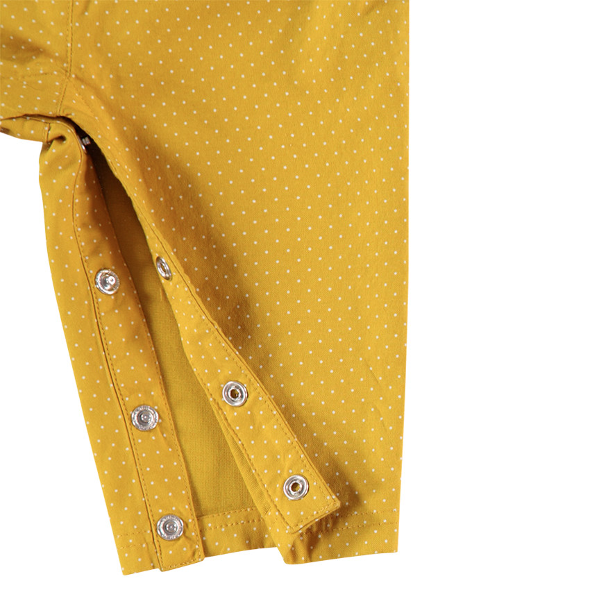 Μακριά βαμβακερή σαλοπέτα με πουά και απλικέ γάτα 