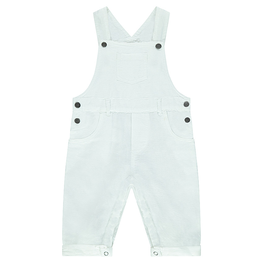 Μονόχρωμη λινή σαλοπέτα 