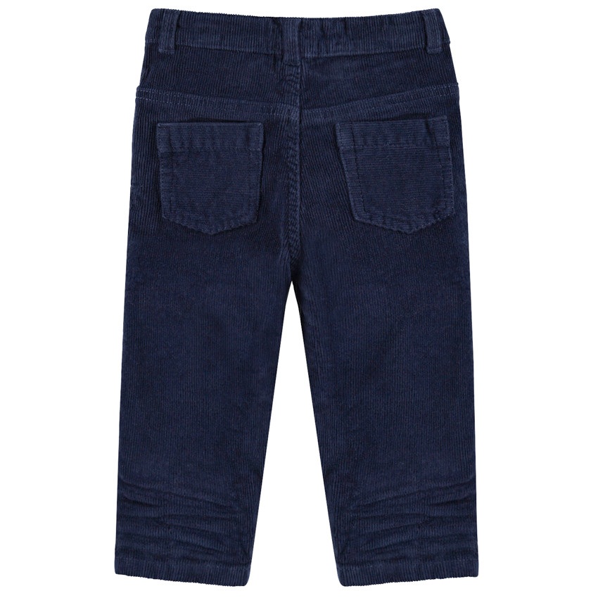 Παντελόνι από βελούδο κοτλέ με τσέπες 