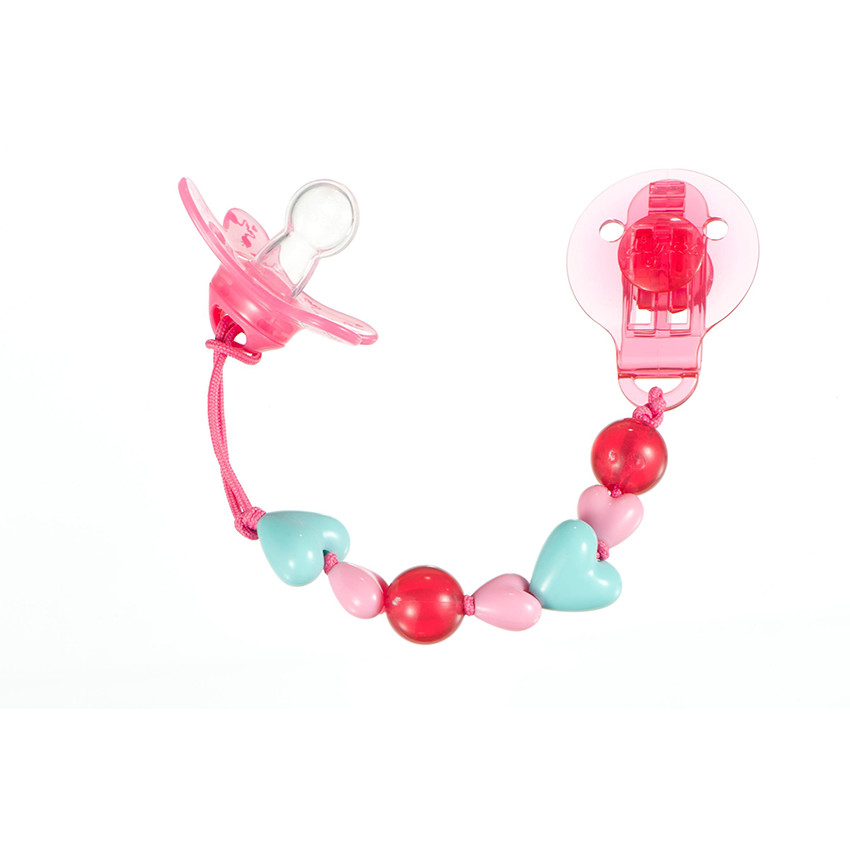 Αλυσίδα πιπίλας - Ροζ 