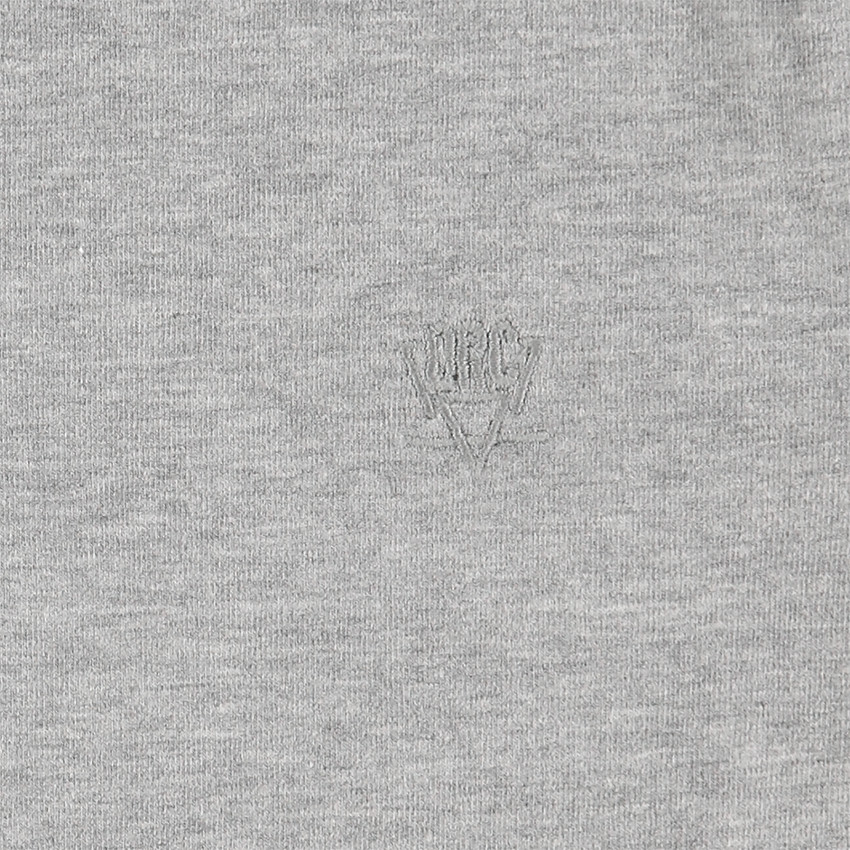 Μονόχρωμο ζιβάγκο από ζέρσεϊ με κεντημένο λογότυπο 