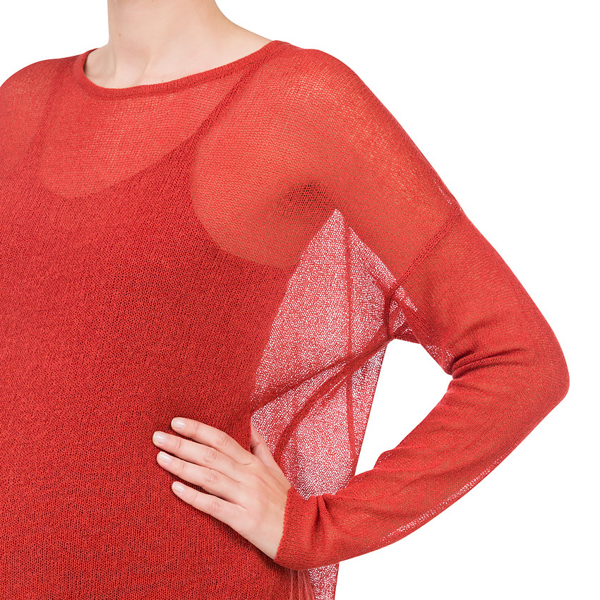 Μπλούζα εγκυμοσύνης 2 σε 1 με φαντεζί αραχνοΰφαντη πλέξη 