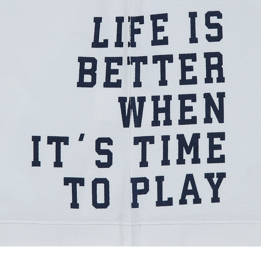 Μακρυμάνικο πόλο από βαμβακερό πικέ με λωρίδες σε αντίθεση και τσέπη 