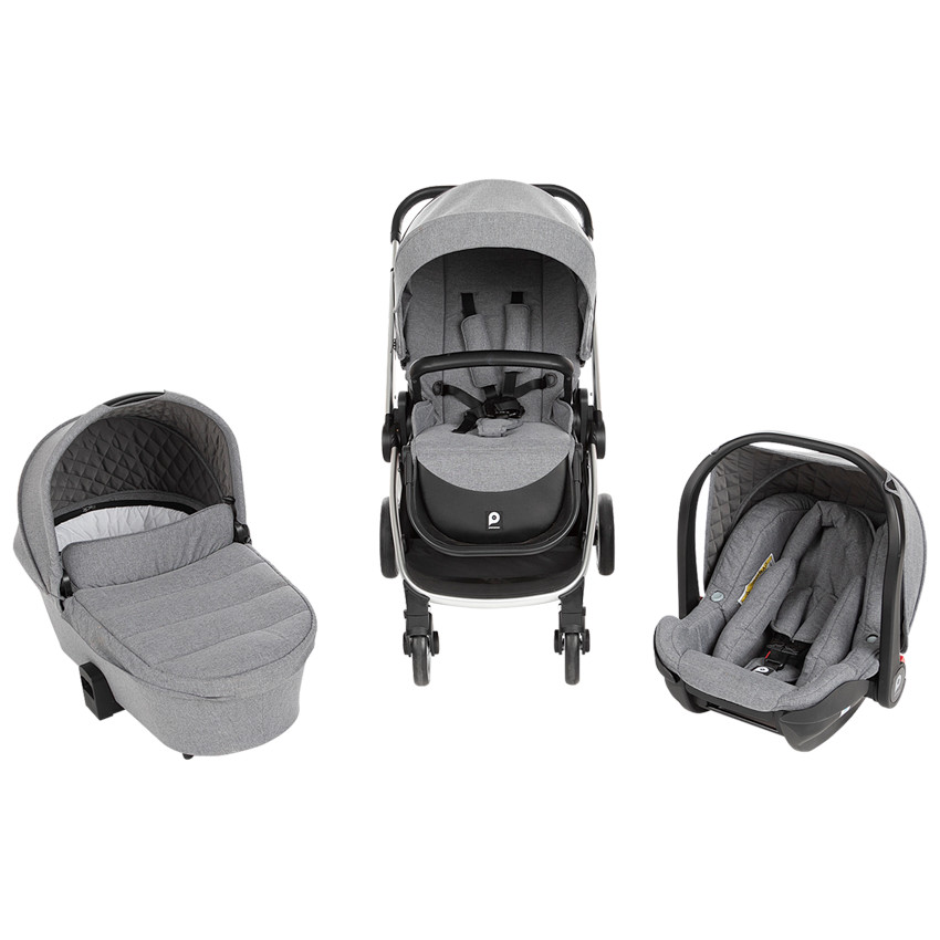 Καρότσι trio Tessa γκρι  