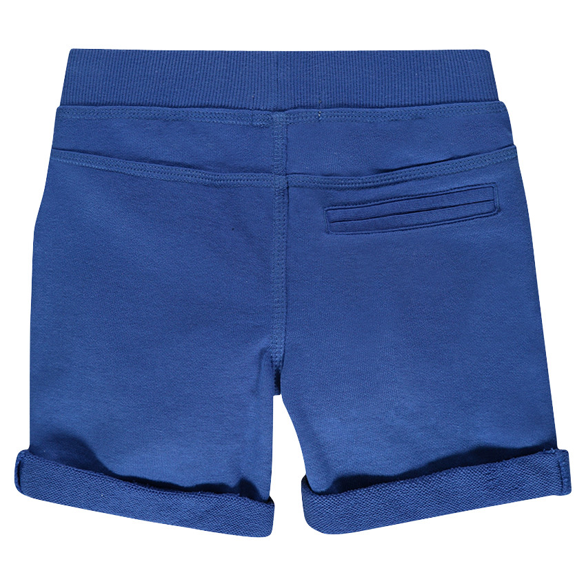 Μονόχρωμη βερμούδα από λεπτή φανέλα 