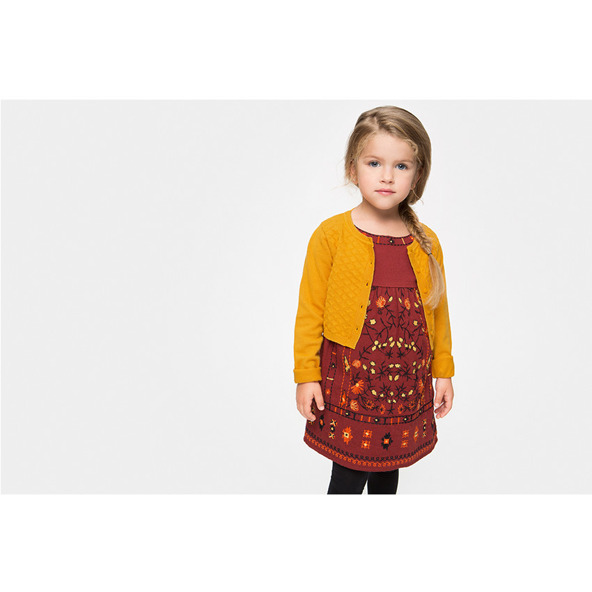 Κοντό ζακετάκι από βαμβάκι και μαλλί με διαφορετικές πλέξεις 